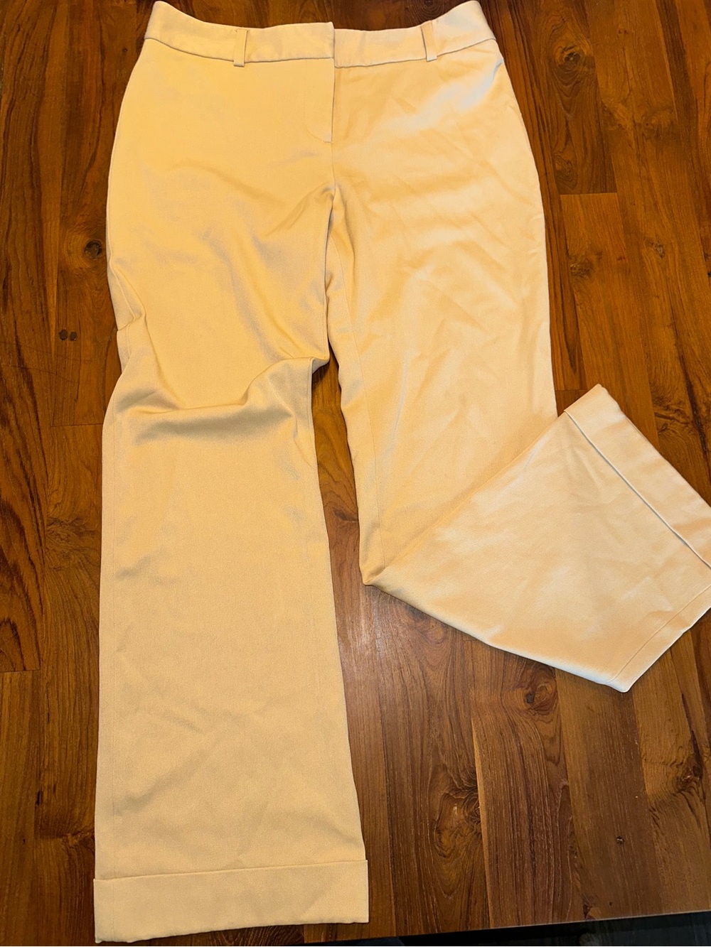 INC Women’s Cream Straight-Leg Dress Pants Size 10